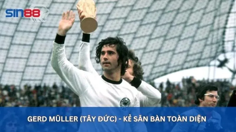 Top Cầu Thủ Ghi Bàn Nhiều Nhất Mọi Thời Đại Tính Đến 2025 5 Gerd Müller (Tây Đức) - Kẻ săn bàn toàn diện